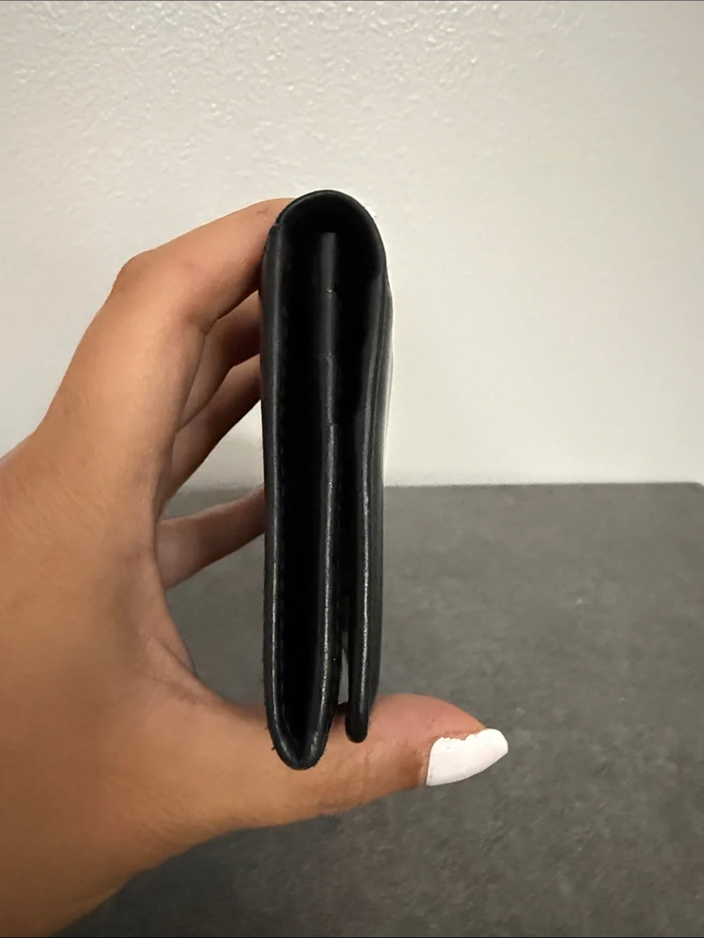 Coach Black Leather Legacy Long Fold Wallet vintage